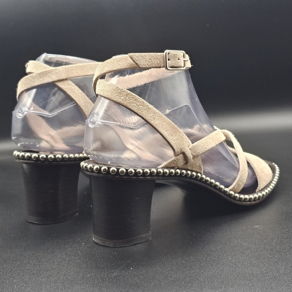 Salvatore Ferragamo Studded Heeled Sandals - Picture 5 of 12